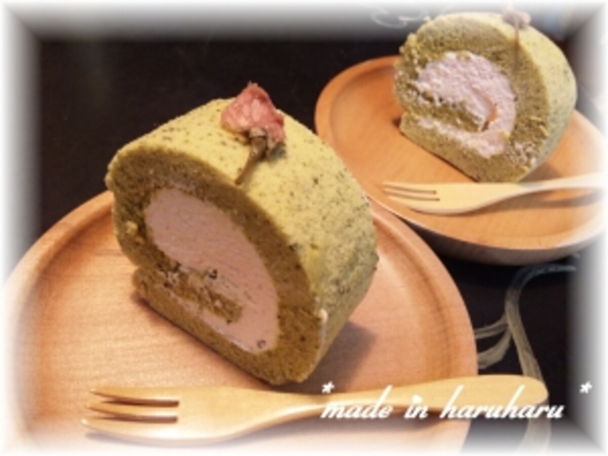 お花見気分です 桜ロールケーキ レシピ 作り方 By Haruharu 楽天レシピ お花見気分です 桜ロールケーキ レシピ 作り方 By Haruharu 楽天レシピ